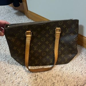 Authentic Louis Vuitton Zipper Babylon Monogram Hand Bag